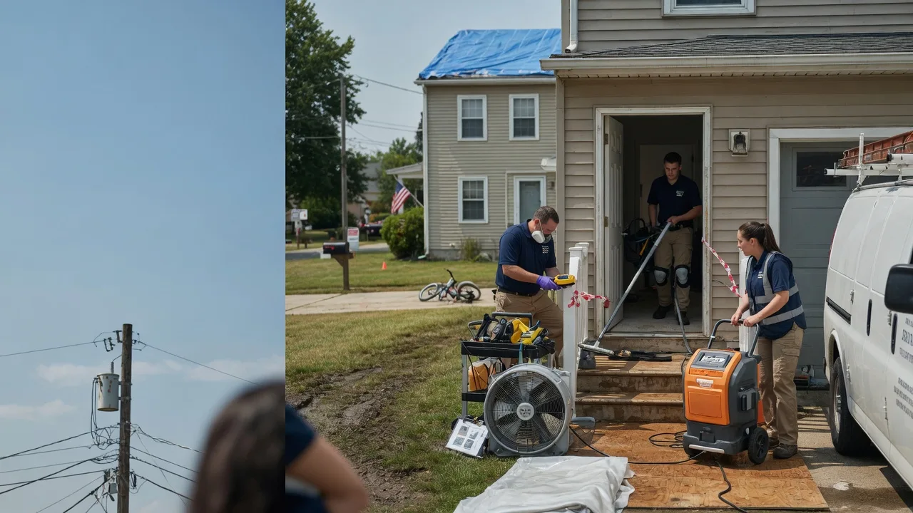 Water Damage Repair in Roberts, WI near me